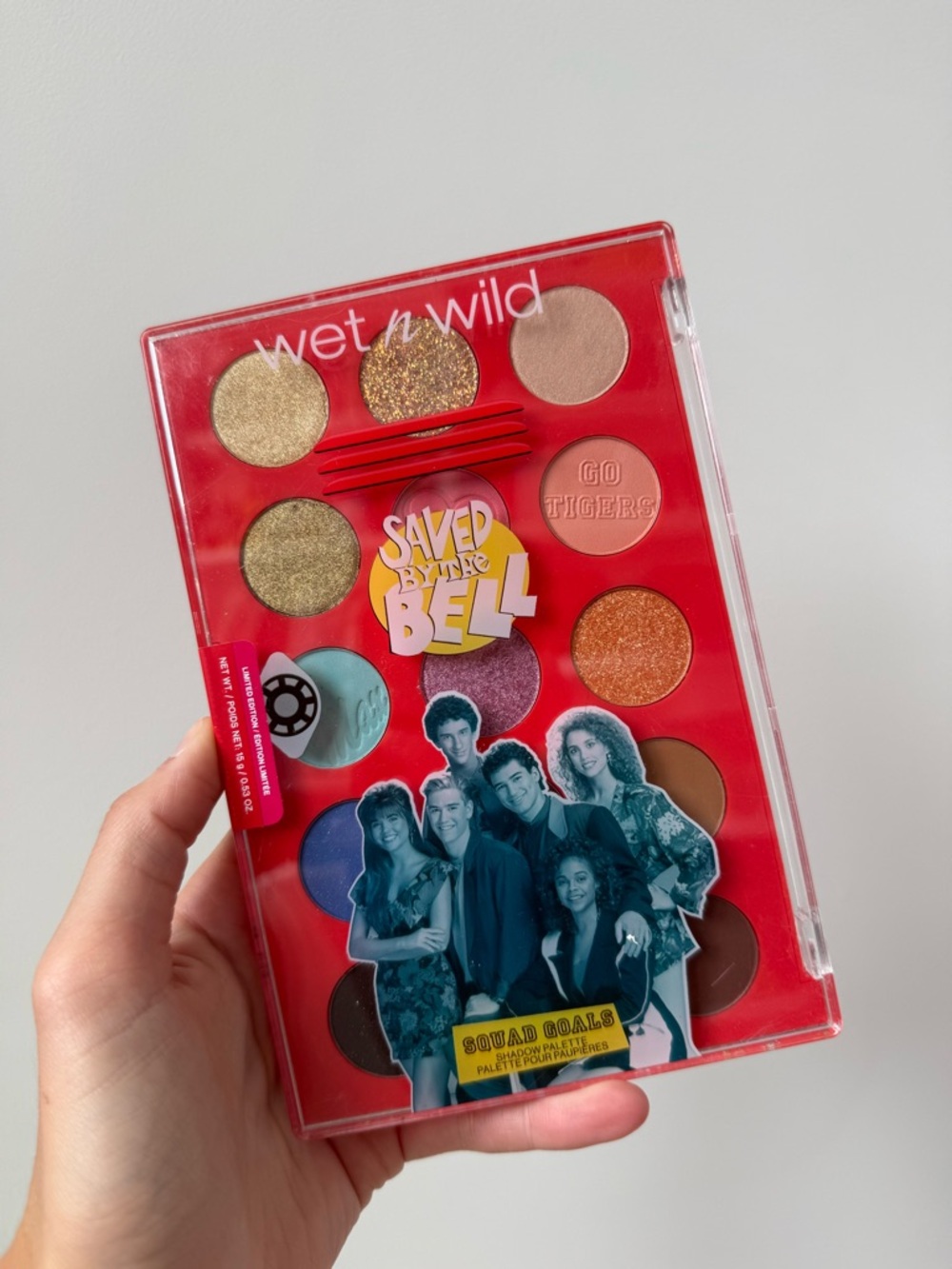 wet n wild Saved By The Bell Eyeshadow Palette - Red Case